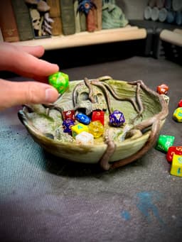Skull dice bowl 3d model