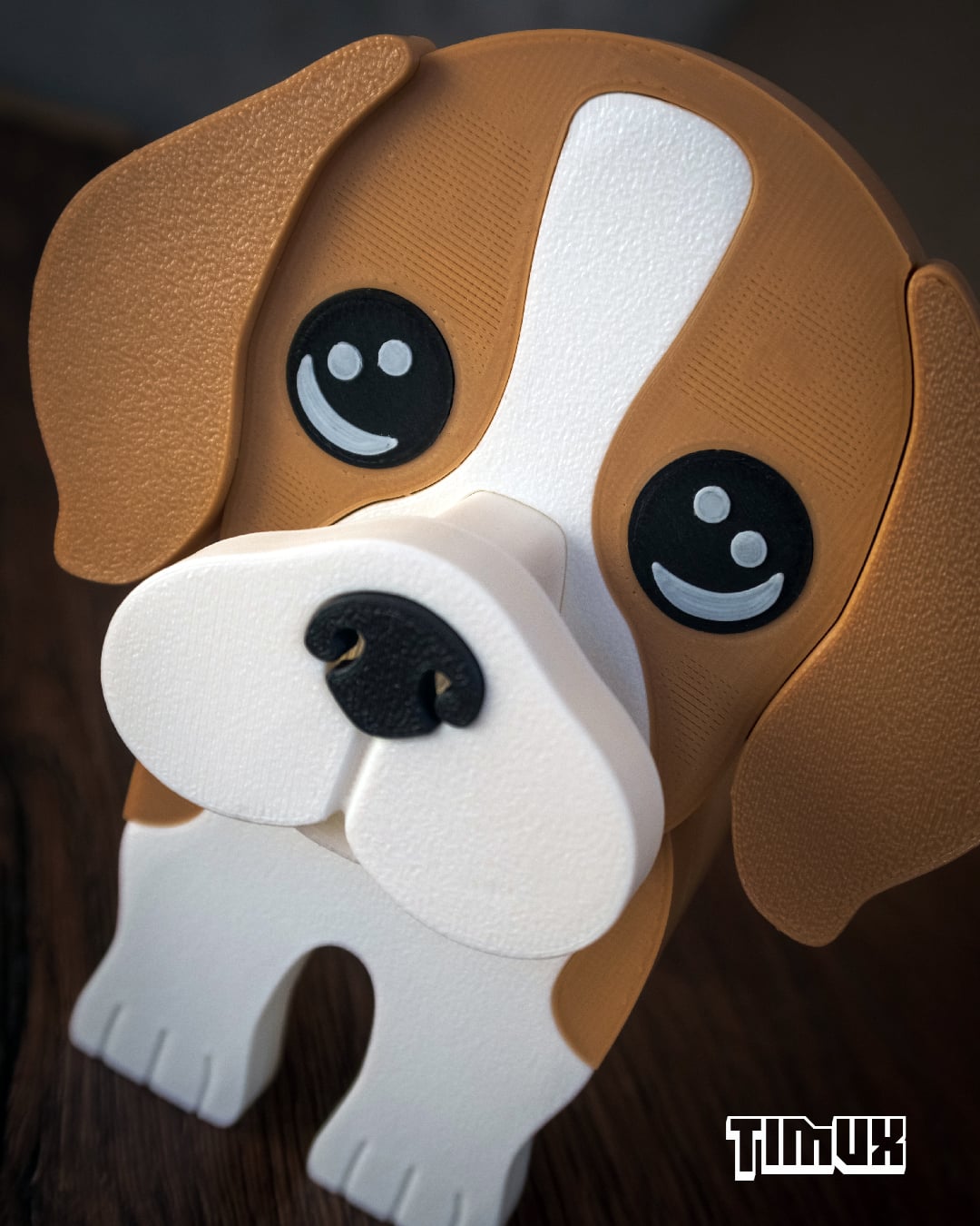 BEAGLE GLASSES HOLDER 3d model