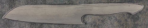 Santoku 3d model