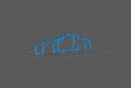 Aston Martin - DB9 Wall Art 3d model
