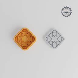 Mandala Shape Cutter & Stamp Set, Cookie & Fondant Tools, Abstract Pattern, Small/Medium/Large, Sacred Circle, Meditation Design PRODUCT_5154 3d model
