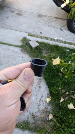 h16 3rd gen tacoma foglight connector 3d model