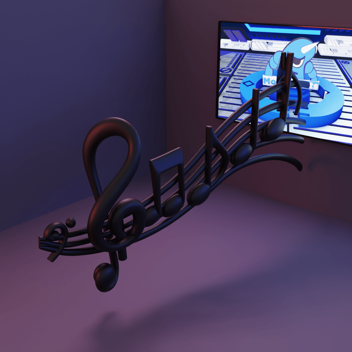 Nota Musical.stl 3d model