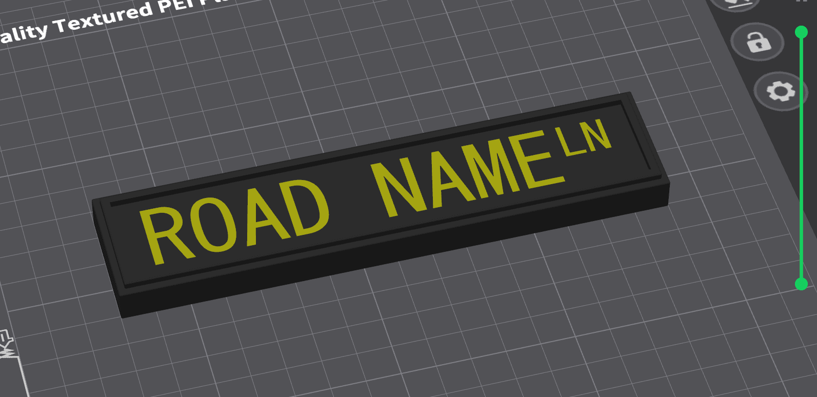 Book Genre Street Sign Shelf Plaque - Customizable 3d model