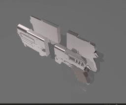 Fallout 76 10mm Pistol 3d model