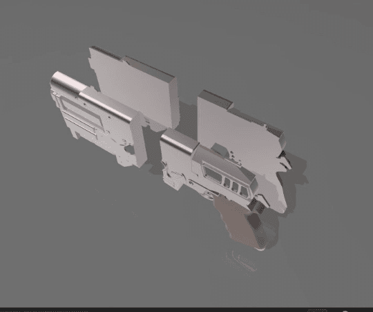 Fallout 76 10mm Pistol 3d model