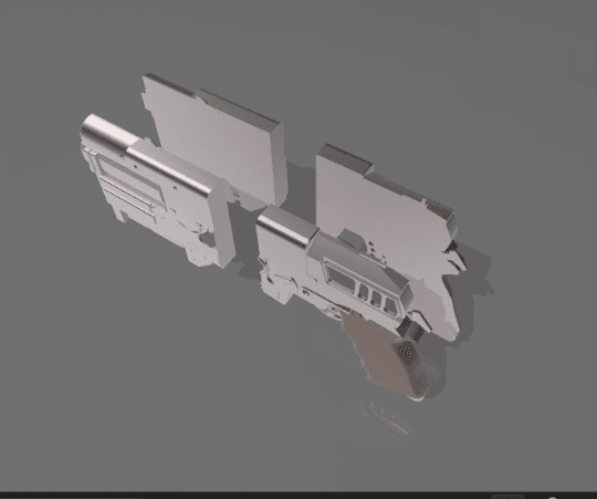 Fallout 76 10mm Pistol 3d model