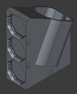 Multiboard Mount for Ryobi 18V Battery 3d model