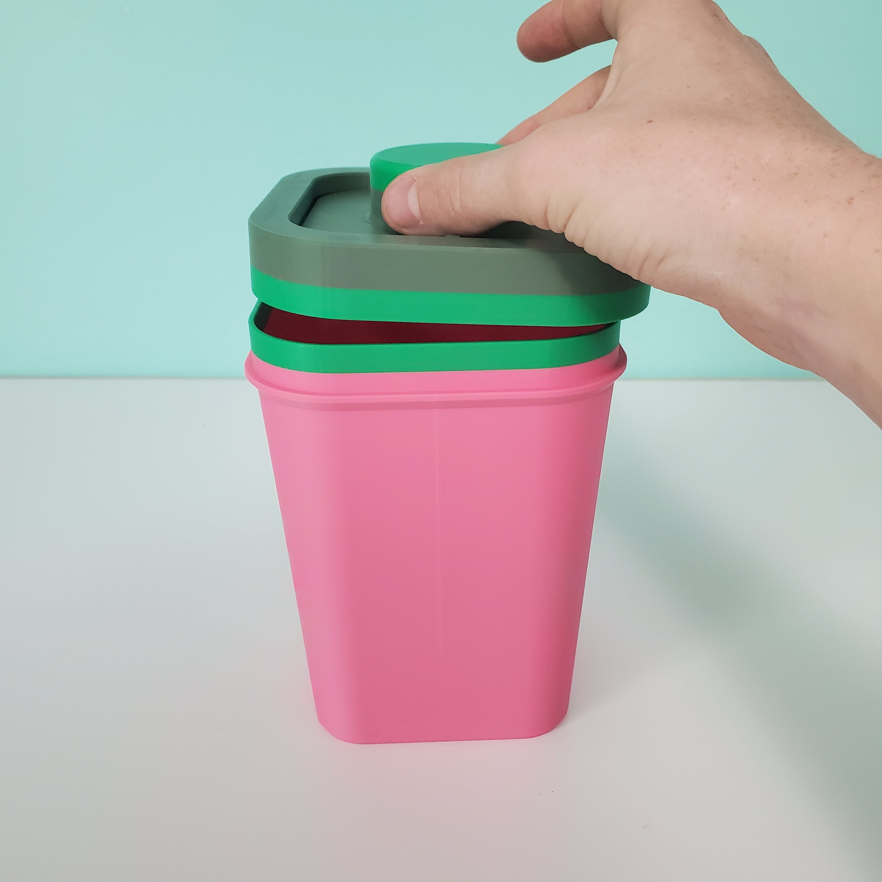 Parametric Desk Trash Can 3d model