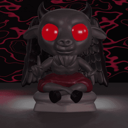 TBOI - The Binding Of Isaac Baphomet | Chibi / Kawaii Baphomet 3d model