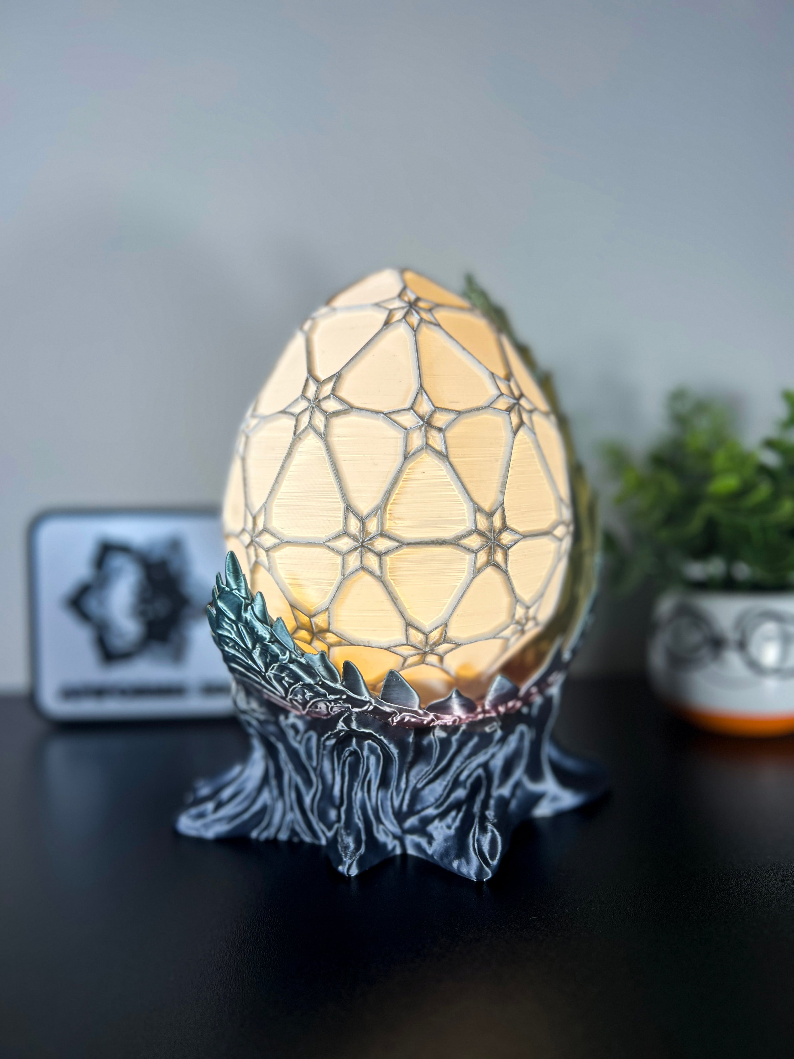 Dragon Egg Lamp 3d model