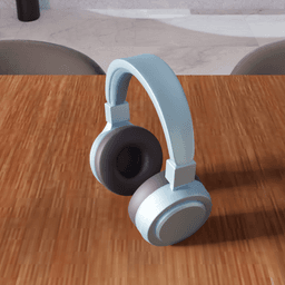 Modern Headphones Figure 3d model