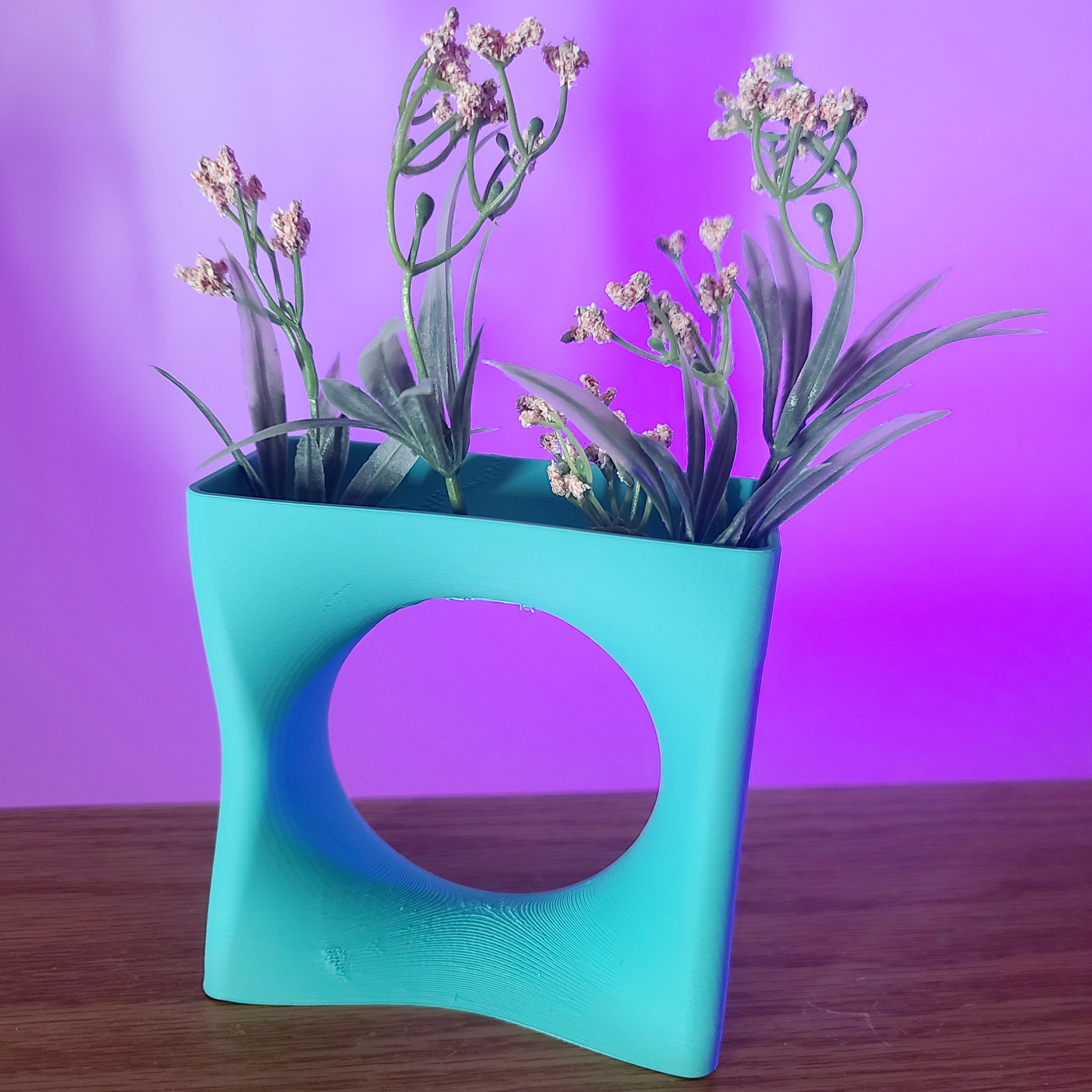 Square Peg Round Hole - Modern Vase 3d model