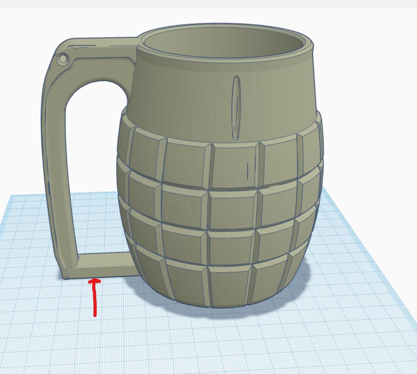 CAN GRENADE! By Mandicreally! But Thicker! - 12oz Can Cup remix 3d model