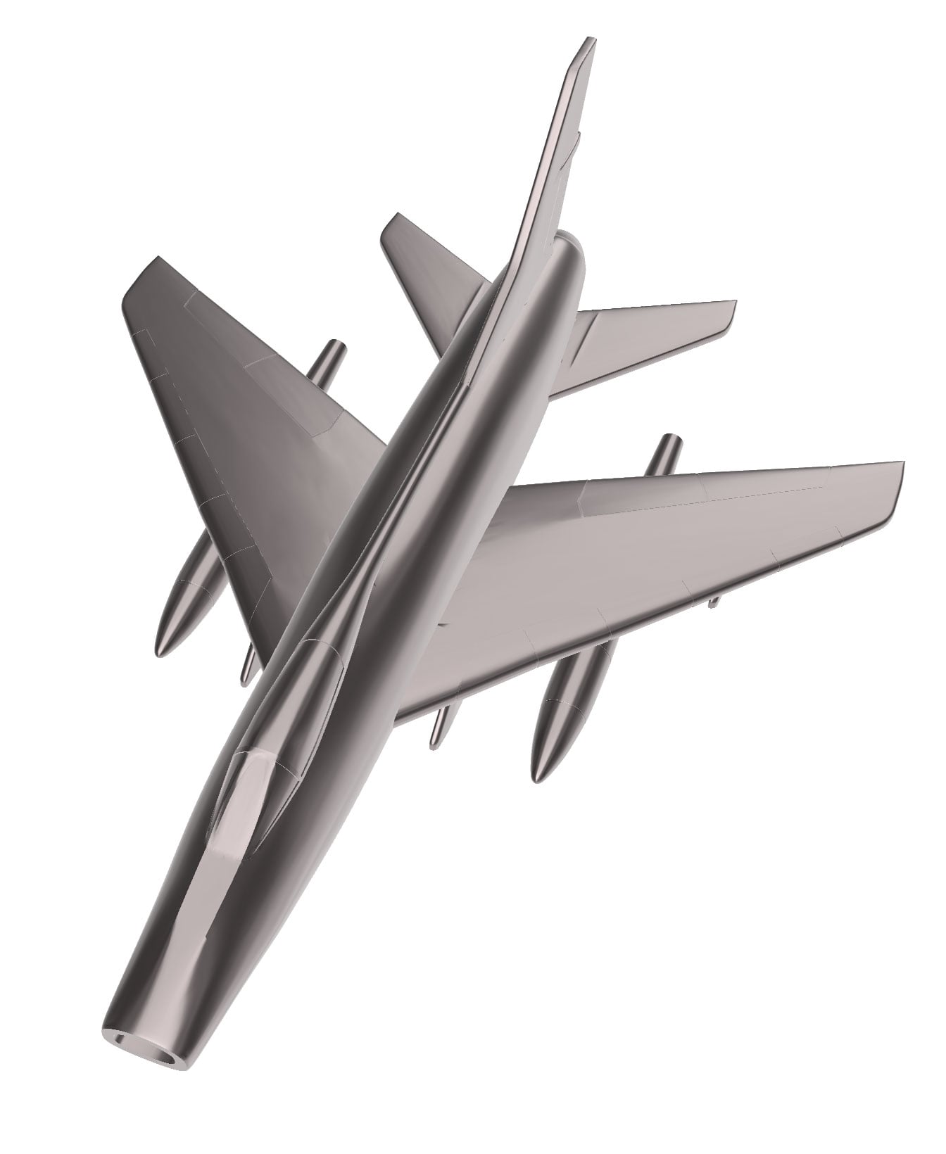 North American F-100C Super Sabre 3d model