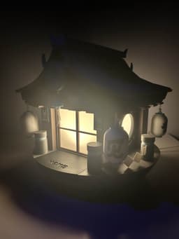 Miyabi's W-Engine (Hailstorm Shrine) Lamp 3d model