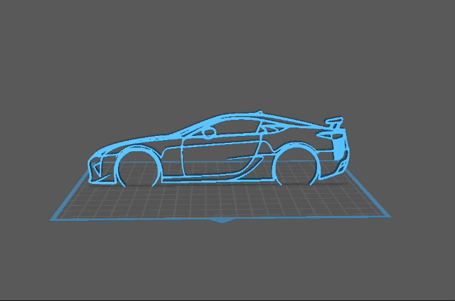 Lexus - LFA 2012 Wall Art 3d model
