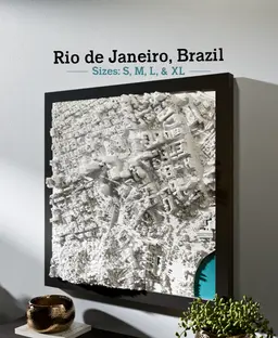 Rio de Janeiro, Brazil - S, M, L, & XL 3d model