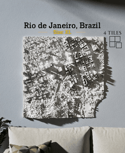 Rio de Janeiro, Brazil - S, M, L, & XL 3d model