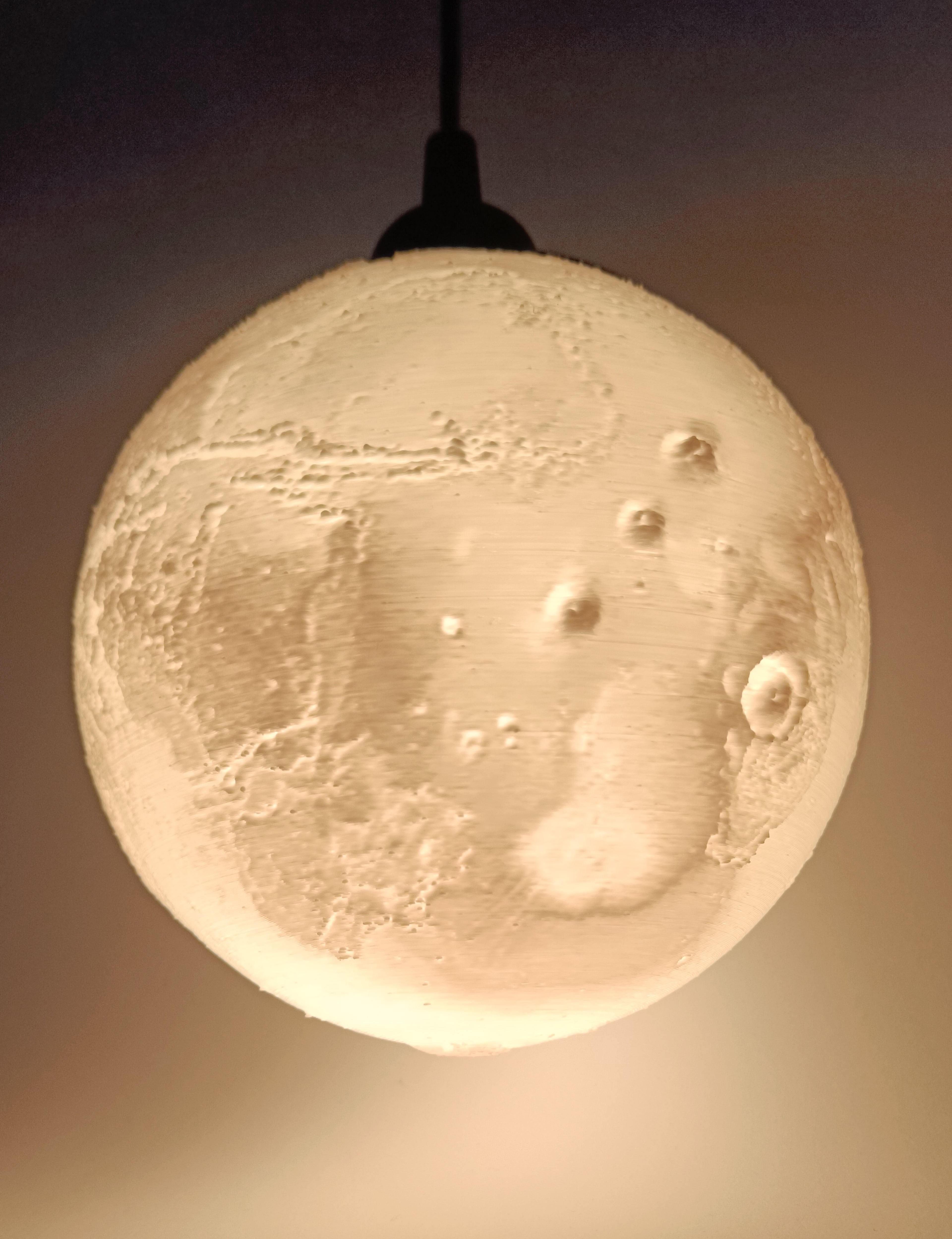 Hybrid Hanging/Desk Mars Lamp 3d model