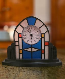 Stained Glass Clock 3d model