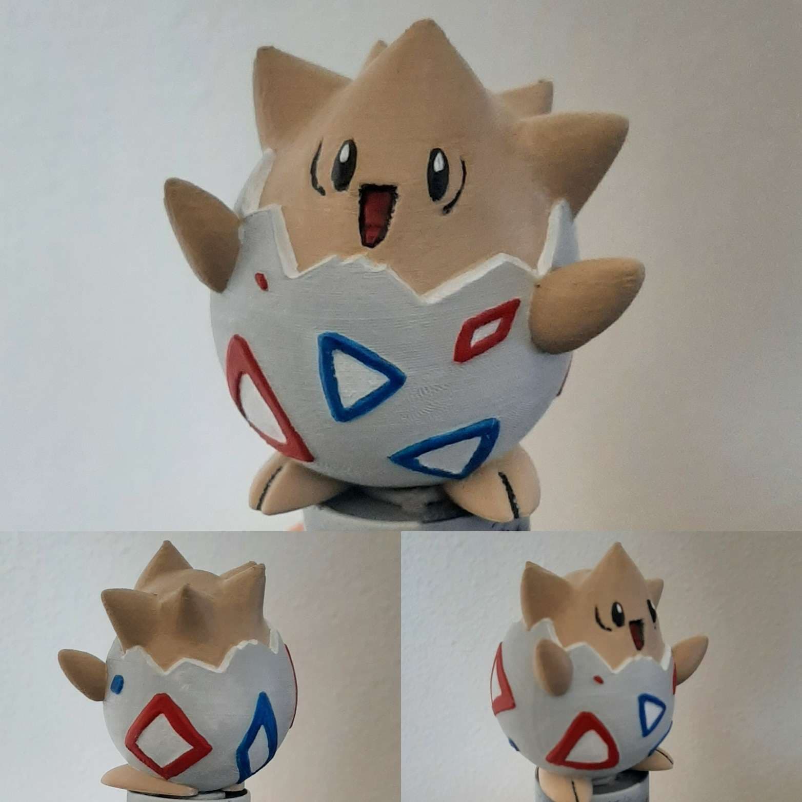 Printed at 50% scale using FDM and painted it afterwards. Awesome model :D