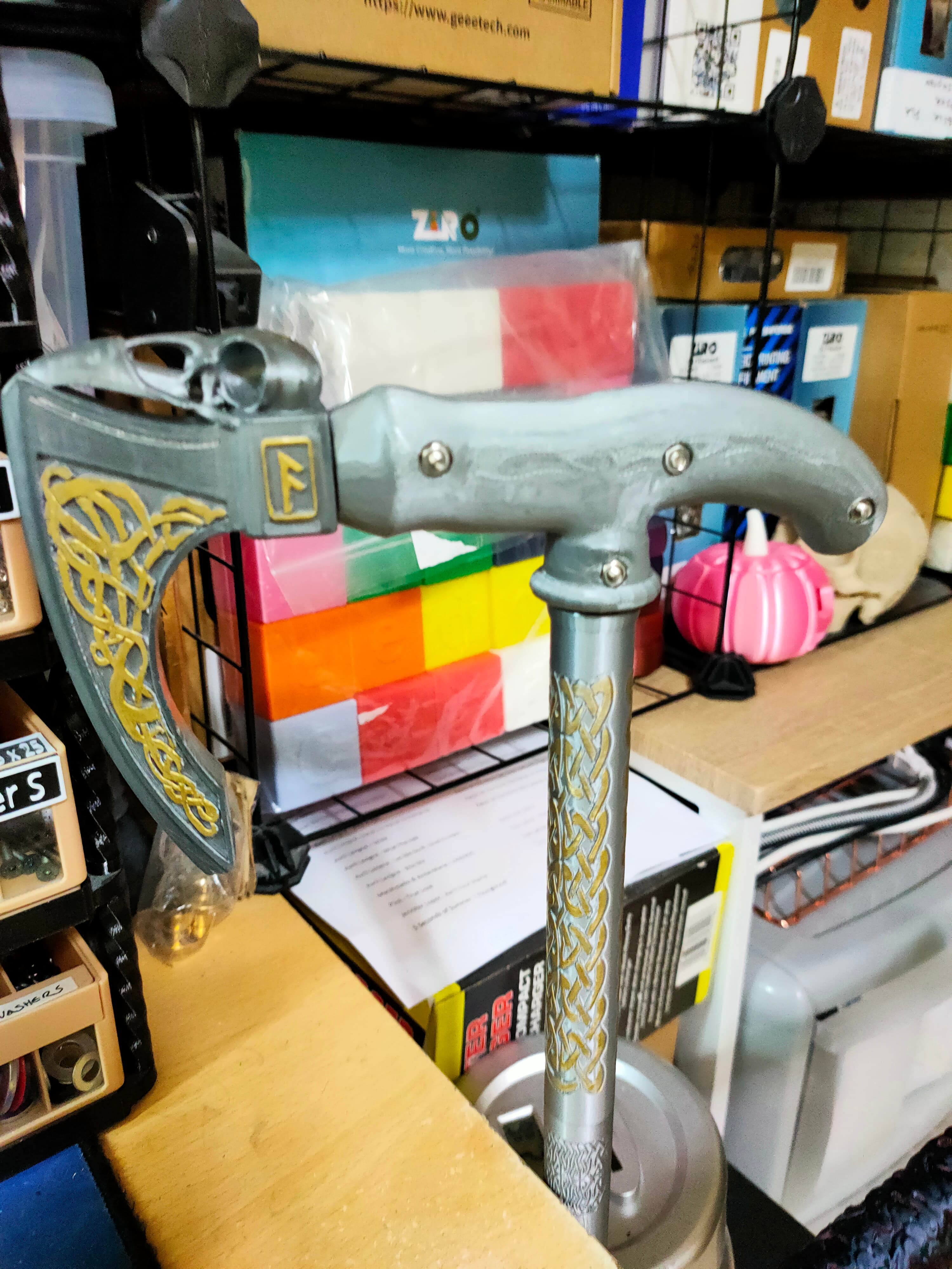 Moduler Walking stick 3d model
