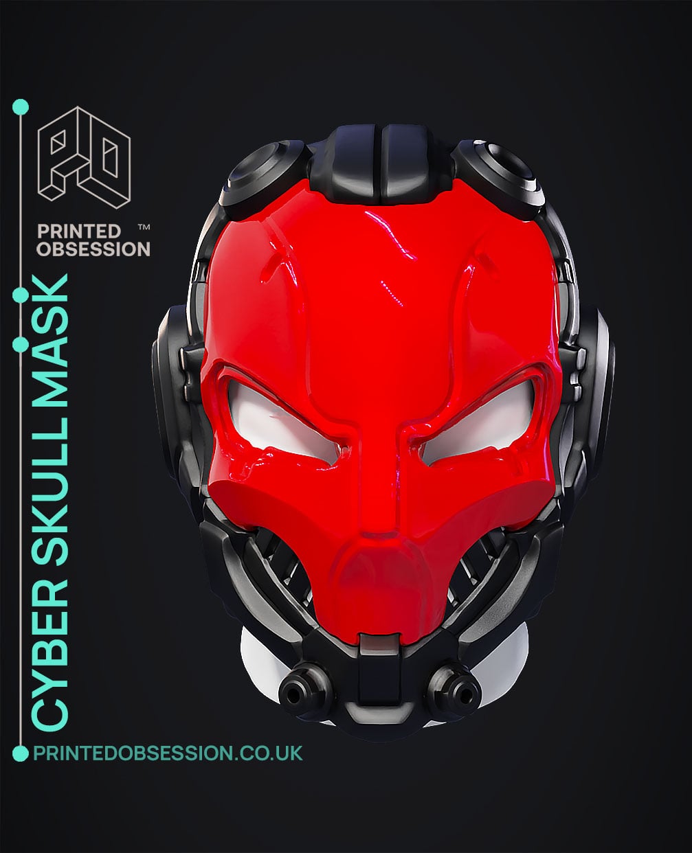 Cyber Skull Helmet - Wearable 3d model