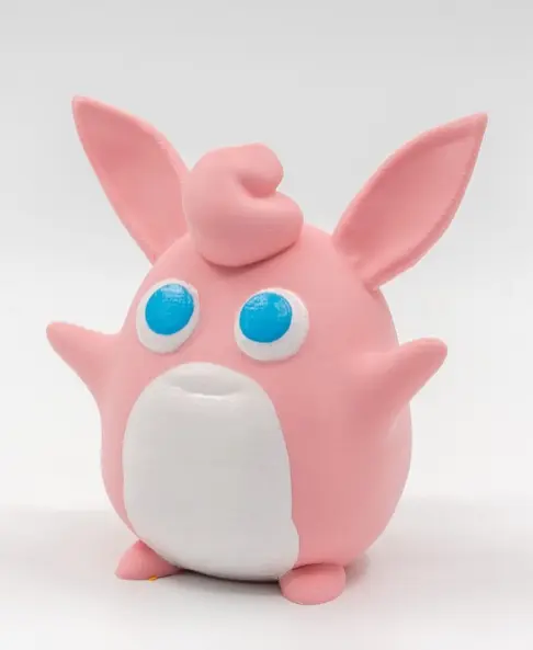 Adorable Wigglytuff Pokemon Fan Art Sculpture 3d model