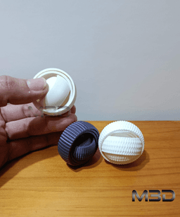 Basic fidget Ring set of 3 / no supports / 3mf included 3d model