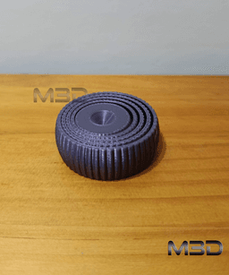 Basic fidget Ring set of 3 / no supports / 3mf included 3d model