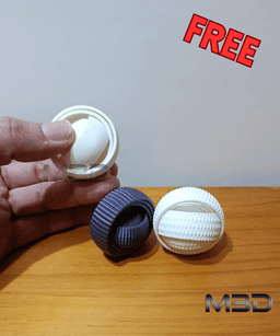 Basic fidget Ring set of 3 / no supports / 3mf included 3d model