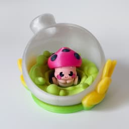 Bottle Terrarium - PuffyPuff Collaboration 3d model