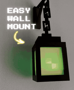 2-in-1 Minecraft Lantern Bundle (Floating & Hanging) 3d model