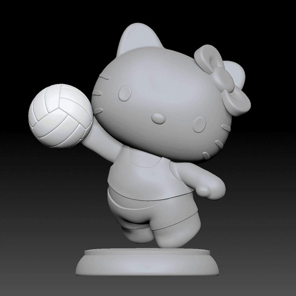 Volleyball Hello Kitty 3d model