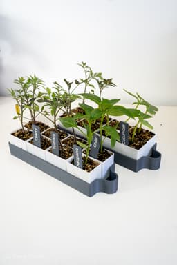 GrowMate 8 - Mid-Size Self Watering Seed Starter Planter 3d model