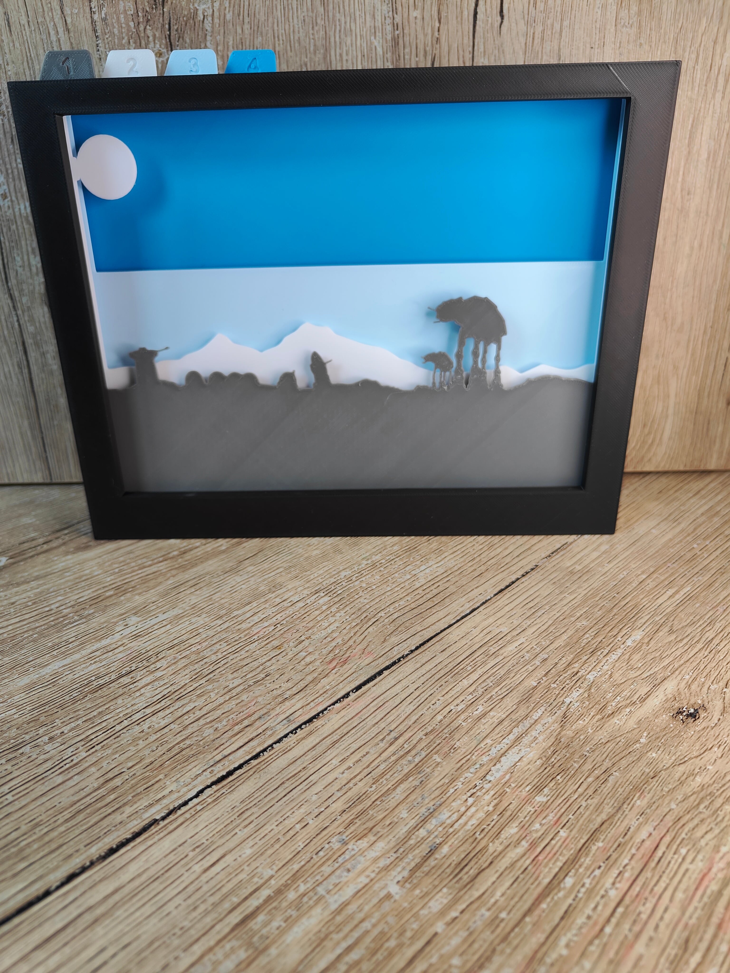 Star Wars Hoth Shadow Box (A) 3d model