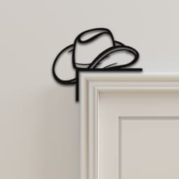 Cowboy Hat Door Corner Decor 3d model