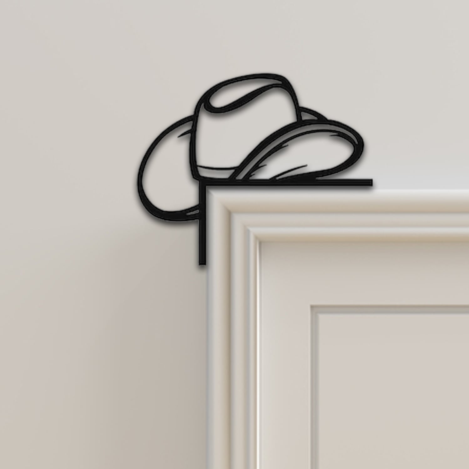 Cowboy Hat Door Corner Decor 3d model