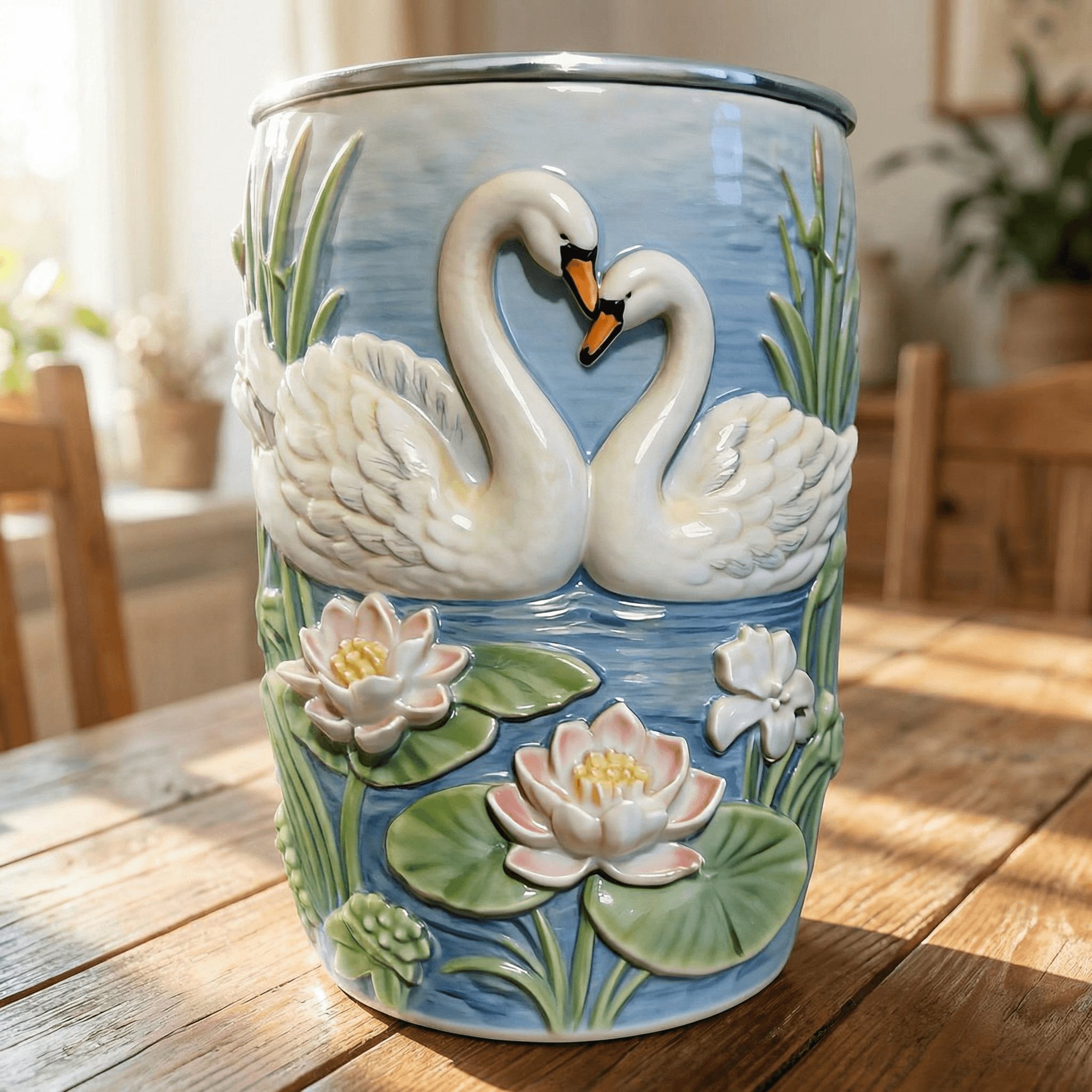 Swan Lake Tumbler Wrap 3d model