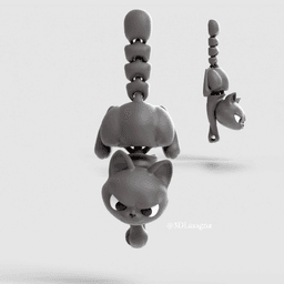 3DL Flexi Kittens 3d model