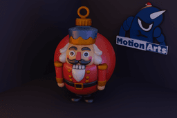 Bola de Natal quebra nozes.stl 3d model