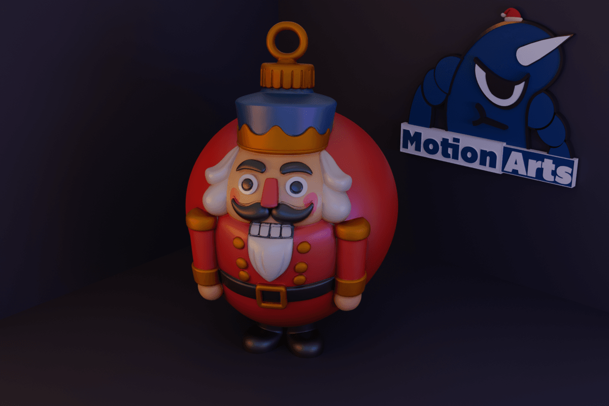 Bola de Natal quebra nozes.stl 3d model