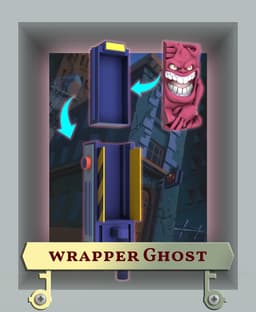 Wall mounted Ghost Trap Wrapper Ghost with BONUS 3d model