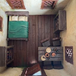 Tavern table set 3d model