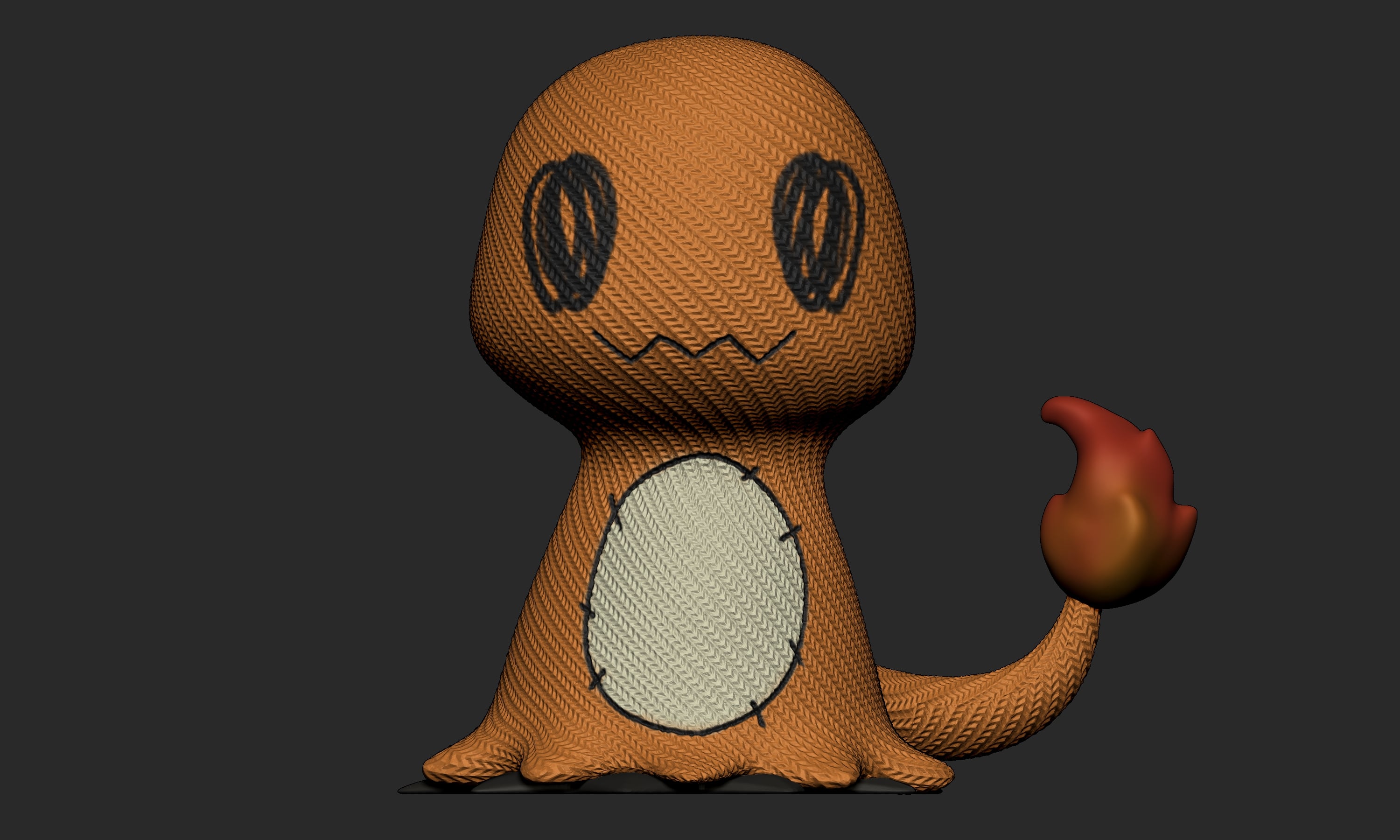 Mimikyu Charmander 3d model
