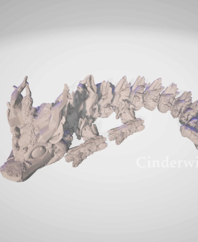Baby Woodland Dragon 3d model
