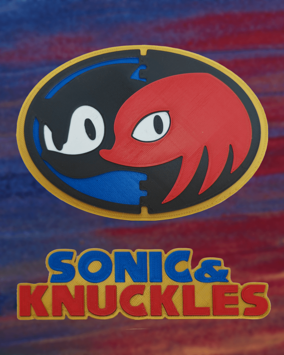 Sonic & Knuckles Logos 3d model