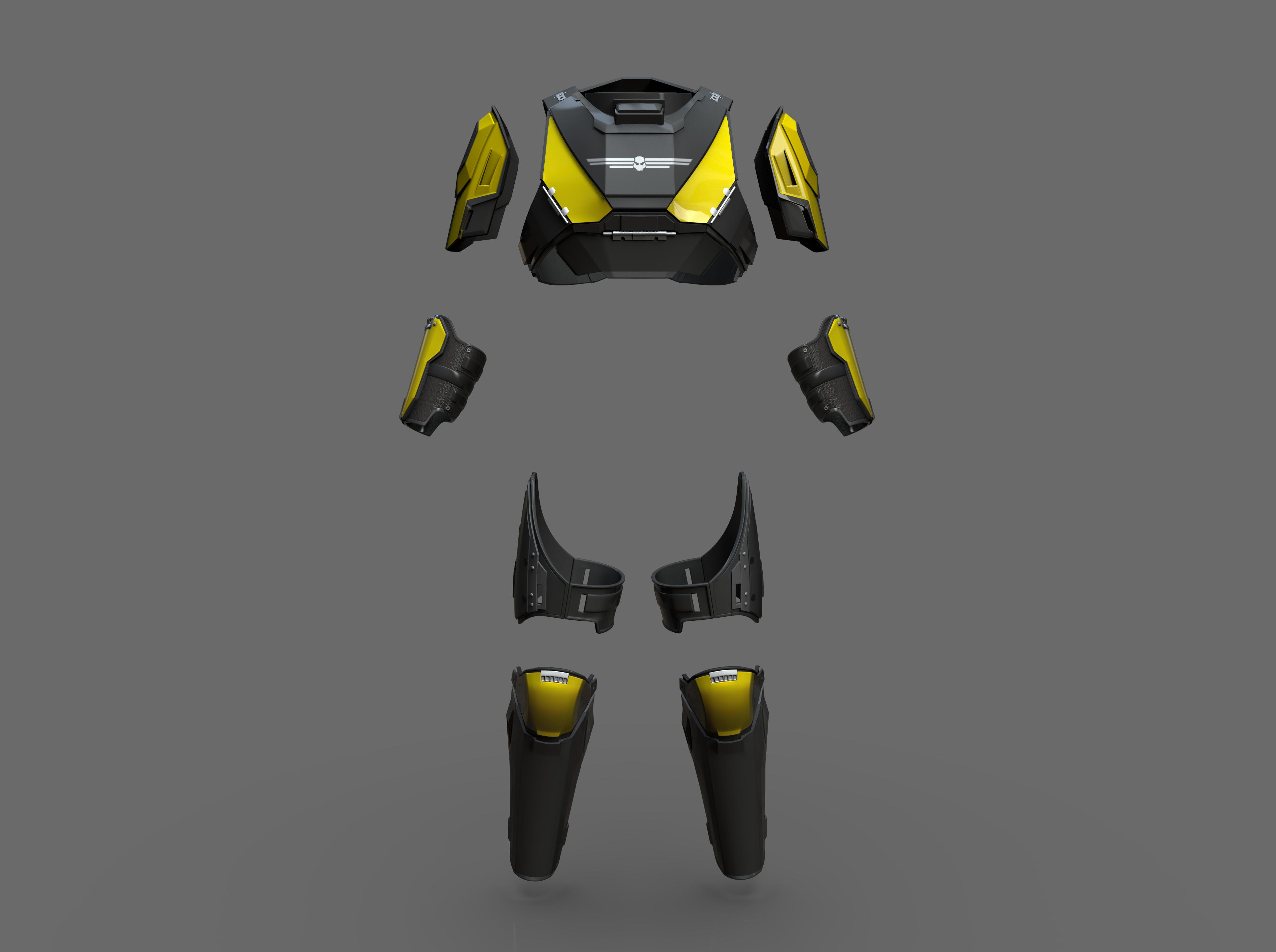 Helldivers Starter Armor 3d model