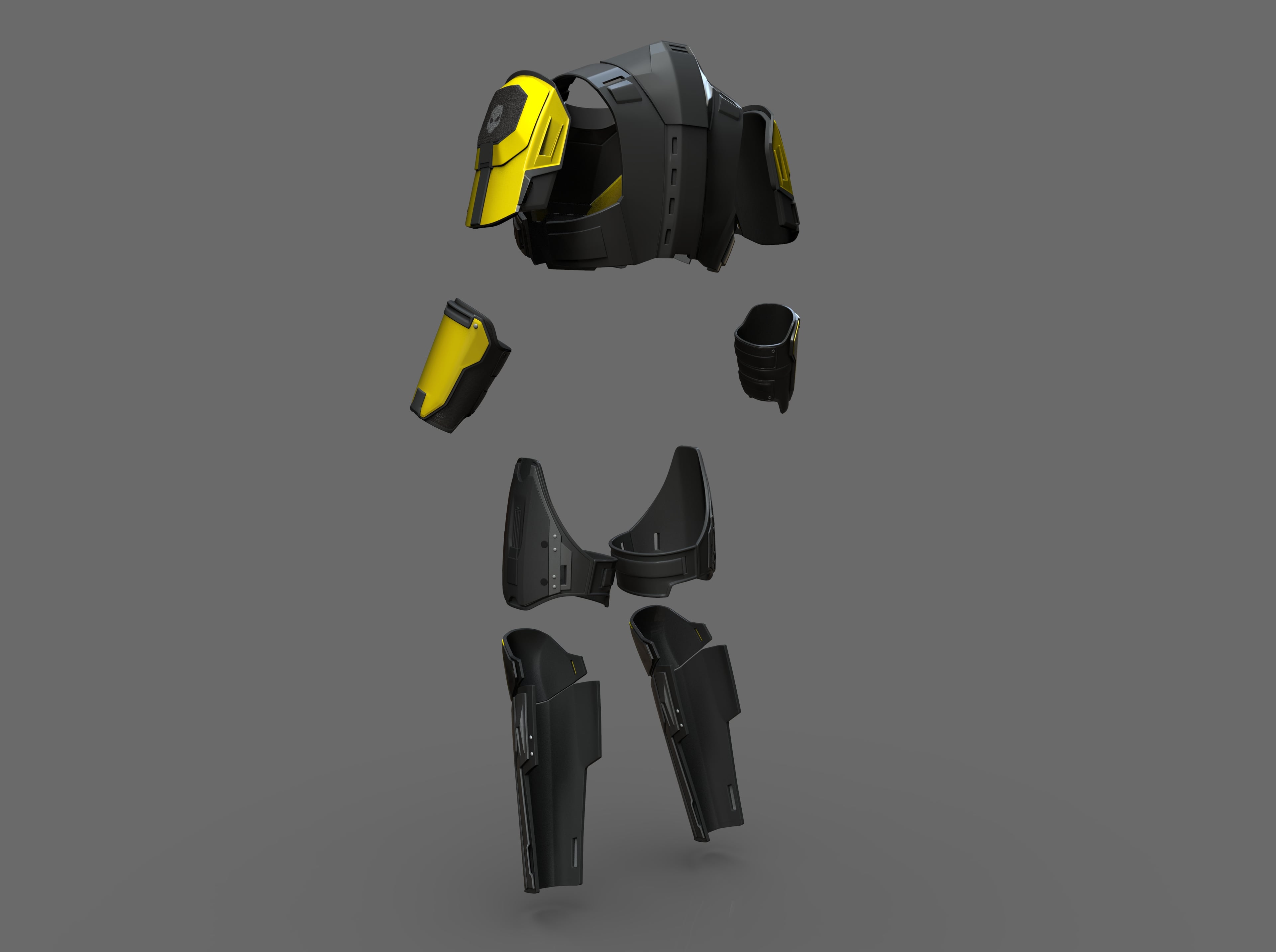 Helldivers Starter Armor 3d model